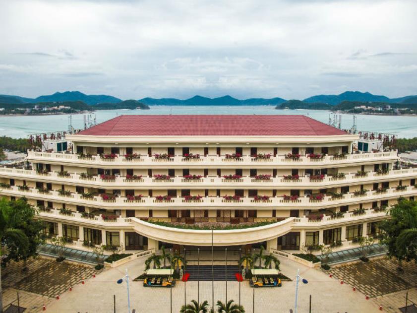 Yuhuayuan Seaview Hotel Tam Á Ngoại thất bức ảnh